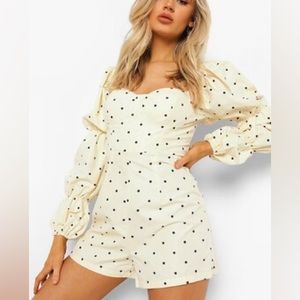 polka dot romper